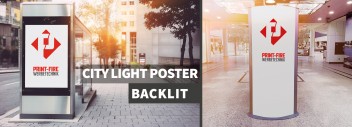 City light Poster / Backlit