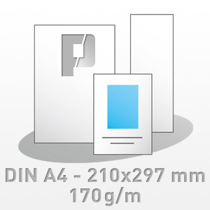 Flyer, DIN A4 - 210x297 mm, 4/4-farbig, 170g/m BD-matt